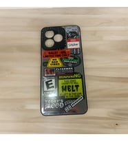 Realme C53 Aynalı Desenli Silikon Telefon Kılıfı (Siyah)