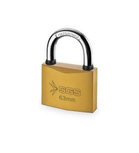 Mey İthalat® SGS 1345 Sarı Asma Kilit Kısa 63 mm