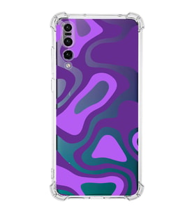 Huawei P20 Pro  Köşe Korumalı Antişok Kapak Renkli Desen Tasarımlı Şeffaf  Kılıf
