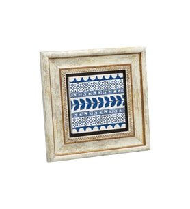 Yunan Deseni Baskılı Taş Tablo 20x20