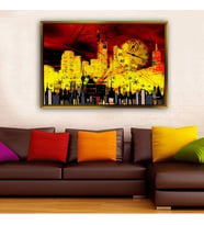 Altın Çerçeveli dekoratif tablo l2036 (Gold)