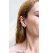 Altın Minimal Küpe 1 Cm