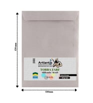 Torba Zarf 13x17 Cm Kraft 90 Gr Silikonlu 250'li 1 Paket Artlantis 130*170 Mm Torba Zarf Kraft 250 li 1 Paket (Renksiz)