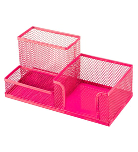 Bigpoint Metal Perfore 3 Gözlü Set Pembe