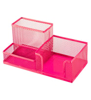 Bigpoint Metal Perfore 3 Gözlü Set Pembe