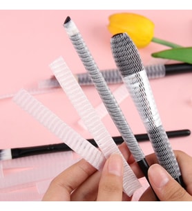 Roichil® Makyaj Far Allık Kontür Eyeliner Fırça Malzemeleri Ürünleri Koruyucu File Kapak Örgü Kılıf S