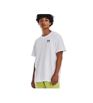 Under Armour Ua M Logo Emb Heavyweight Ss Erkek Günlük Tişört 1373997-100 Beyaz