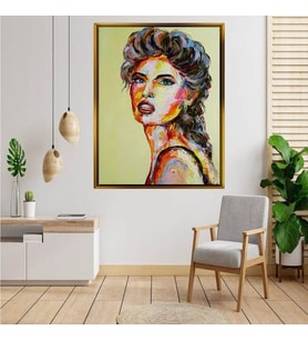 Altın  Çerçeveli tablo ss1286