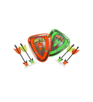 Battle Throwing 2 Hedefli 4 Oklu Dart Seti – Refleks Geliştiren Nişan Alma Oyunu (Çok Renkli)