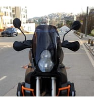 MOTOCAM KTM 990 Adventure Ön Cam 2015-2018 Model 52cm Siyah Renkli 4mm