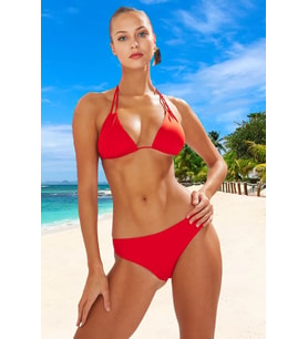 Modern Üçgen Bikini Takımı Yaz Koleksiyonu Şık Detaylı Premium Kalite Esnek Kumaş