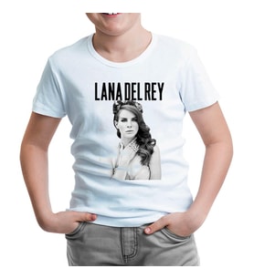 Lana Del Rey Beyaz Çocuk Tshirt
