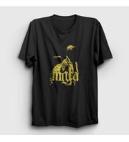 Presmono Unisex Siyah Band Mgla T-Shirt 375623tt