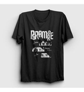 Presmono Unisex Siyah Band V2 Müzik Paramore T-Shirt 479410tt