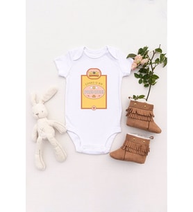 Kız Bebek Çünkü O Bir Prenses Baskılı Body Zıbın