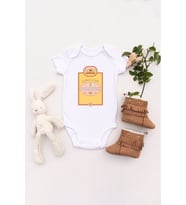 Kız Bebek Çünkü O Bir Prenses Baskılı Body Zıbın