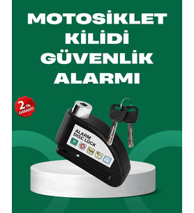 Northcity Motosiklet Scooter Bisiklet Disk Kilidi - Alarmlı Güvenlik Çözümü