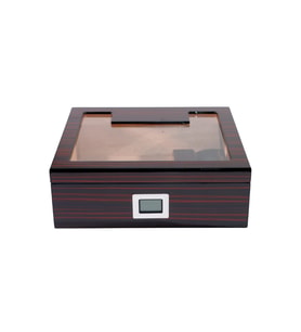 PremiumQuality Laureles Kahverengi Sedir Humidor Puro Seti