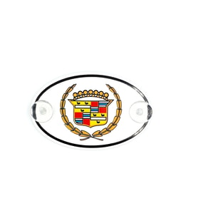 Etiketçilere Özel Oval Cadillac Cam Süsü Pleksi Vantuzlu Arma (552067785)