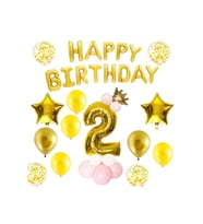 Happy Bırthday Doğum Günü Süslemeleri 2 Yaş