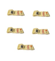 Plastik Krem Renkli Lüx Parti Doğum Günü Çatal - 18 Cm. - 25 Adetlik 5 Paket