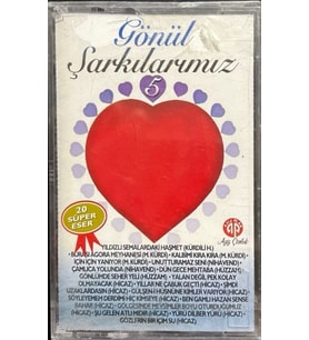 (Plak Değildir KASET tir) Gönül Şarkılarımız 5 Açılmamış Jelatininde Kaset