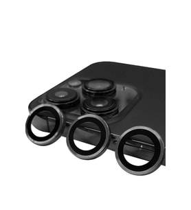 Durukar® iPhone 15 Pro Max Raze Metal Kamera Lens - Titan Gri
