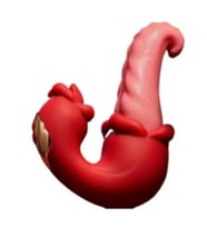 Censan Şarjlı Çift Uyarımlı Dil Rabbit Vibratör Silikon Titreşimli