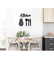 BK Home Kitchen Duvar Yazısı-1 (Siyah)
