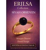 Sertifikalı Menopoz Dönemi Enerji Yüzüğü – Siyah Obsidyen Ayarlanabilir Gold İnce Kasa Başak Oğlak (Çok Renkli)