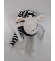 Şapkalı Koyun Shaun Amigurumi Organik Oyuncak