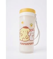 Sanrio Pompompurin Desenli Sızdırmaz Kapaklı Plastik Su Şişesi 350 ML