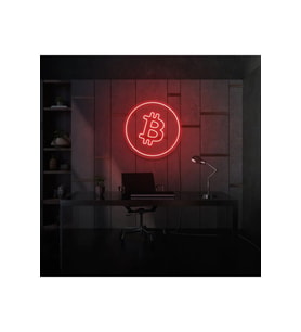 Bitcoin Logo Neon Tabela