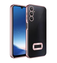 Samsung Galaxy A24 Uyumlu Kılıf Kamera Korumalı Logo Gösteren Zore Omega Kapak