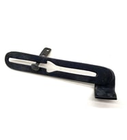 Antika Tarz Dekoratif Pirinç Vasistas Makas - 155x24 mm, Oksit