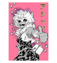 My Hero Academia - Mina Ashido Tablo Ahşap Poster Dekoratif