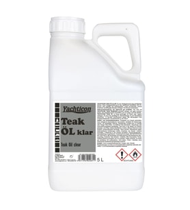 Yachticon - Şeffaf Tik Yağı (5 Lt): Ahşabınızın Doğal Dokusuna Dokunmadan UV ve