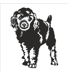 YAVRU KÖPEK FOLYO STİCKER 200cm Uzunluk (Karışık)