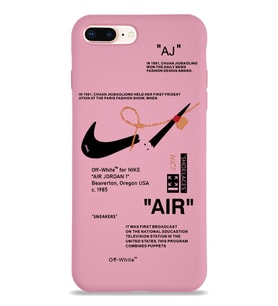 Apple iPhone 8 Plus Uyumlu Lansman Kılıf Sneakers Tasarımlı Altı Kapalı İçi Kadife Kaplı  Kapak (Şeffaf)