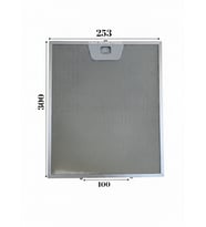 Bosch İle Uyumlu DWP64CC20T Aspiratör Davlumbaz Metal Yağ Filtresi