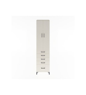 Hyperion Dolap 4 Raflı 5 Çekmeceli 2 Kapaklı 60x44x243 Aytaşı-Aytaşı