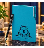 BK Gift Kişiye Özel 374 Termo Deri Tarihli Ajanda & Siyah Touch Pen Tükenmez Kalem-8