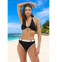 Tasarım Bikini Takımı Esnek Kumaş Hızlı Kuruyan Ergonomik Kesim Su Sporları İçin