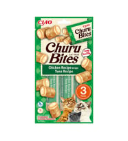 Inaba Ciao Churu Bites Tavuk Sargılı ve Ton Balıklı Kedi Ödül Maması 3 x 10 Gr