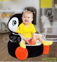 Penguen Pelüş Bebek Çocuk Koltuğu