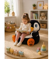 Penguen Pelüş Bebek Çocuk Koltuğu