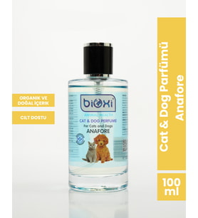 Bioxi ® Cat & Dog Parfümü Anafore Kokusu - Ferahlatıcı 100 ml Kedi ve Köpek Parfümü ile Hoş Bir Deneyim