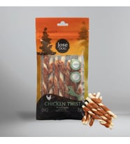 Jose Dog Chicken Twist 12 Cm 7 li Et Sargı Burgu Çubuk