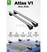 Seat Alhambra S-Bar Atlas V1 Ara Atkı Tavan Taşıyıcı Barı Gri 130 Cm 1996-2000 A+ Kalite