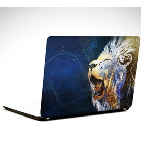 Kükreyen Aslan Laptop Sticker 12 İnch (29X24CM)